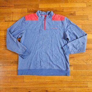 Vineyard Vines Pullover Men's Size Large Blue and Orange